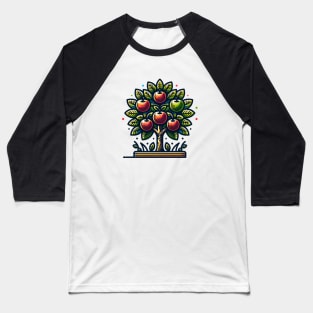 Apples Fruit Leaf Since Vintage Baseball T-Shirt